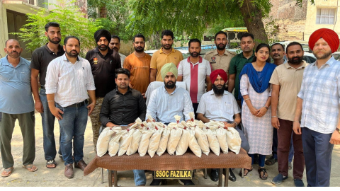 Punjab-Police-Recovered-20-Kg-Of-Heroin-From-Fazilka